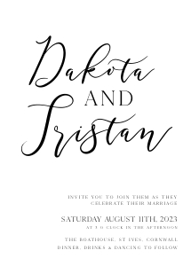 DT - Wedding Invitation Suite design preview