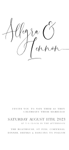 AL - Wedding Invitation Suite Mobile design preview