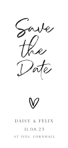 DF - Save The Date Mobile design preview