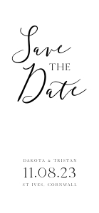 DT - Save The Date Mobile design preview