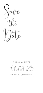 ER - Save The Date Mobile design preview