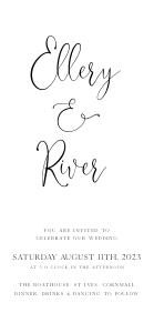 ER - Invitation Wedding Suite Mobile design preview