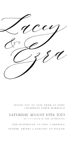 LE - Wedding Invitation Suite Mobile design preview