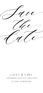 LE - Save The Date Mobile design preview