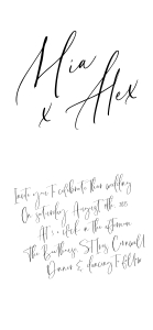 MA - Wedding Invitation Suite Mobile design preview