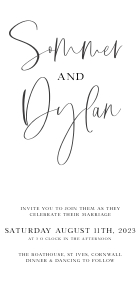 SD - Wedding Invitation Suite Mobile design preview