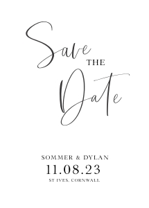 SD - Save The Date 5x7 design preview