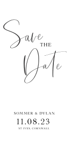 SD - Save The Date Mobile design preview