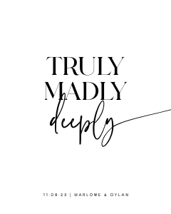 MD - Truly Madly Deeply design preview