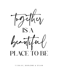 MD - Together is a Beautiful Place to Be design preview