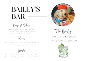 MD - Pet Bar Sign design preview