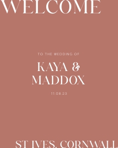 KM - Wedding Welcome Signs design preview