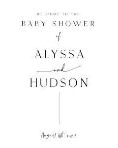 AH1 - Baby Welcome Signs design preview
