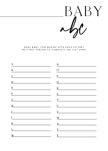 AH1 - Baby ABC Game design preview