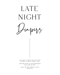 AH1 - Late Night Diapers design preview