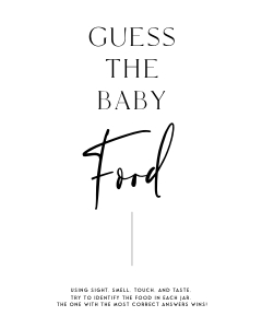 AH1 - Guess The Baby Food design preview