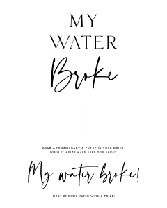AH1 - My Water Broke design preview