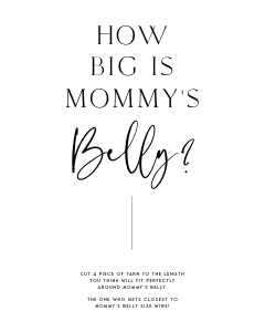 AH1 - How Big is Mummys Belly design preview