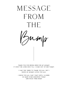 AH1 - Message From The Bump design preview