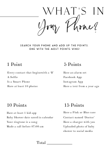 AH1 - What's In Your Phone Game design preview