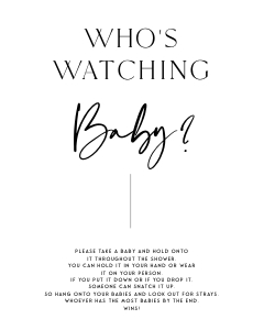 AH1 - Who's Watching Baby design preview