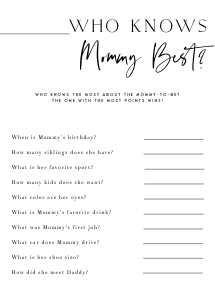 AH1 - Who Knows Mommy Best design preview