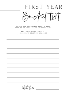 AH1 - Bucket List Game design preview