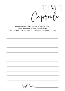 AH1 - Time Capsule design preview