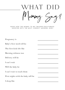 AH1 - What Did Mommy Say design preview