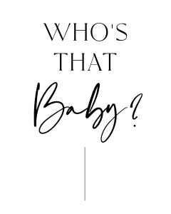 AH1 - Who's That Baby design preview