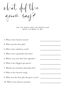 WL1 - What Did The Groom Say design preview