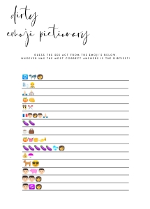 WL1 - Dirty Emoji Pictionary design preview