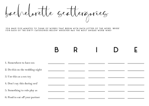 WL1 - Bachelorette Scattergories design preview