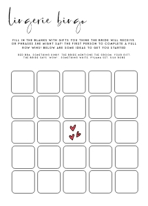 WL1 - Lingerie Bingo design preview