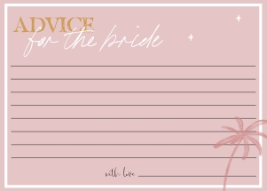 PM2 - Advice For The Bride design preview