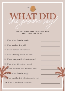 PM2 - What Did The Groom Say design preview
