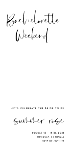 WL1 - Bachelorette Weekend Mobile design preview