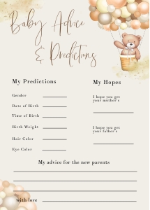 BB2 - Baby Advice & Predictions design preview