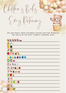 BB2 - Childrens Books Emoji Pictionary design preview
