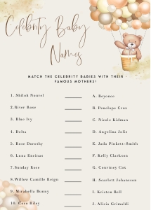 BB2 - Celebrity Baby Names design preview
