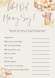 BB2 - What Did Mommy Say design preview