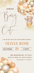 BB2 - Beary Cute Invite Mobile design preview