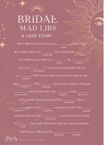 SL1 - Bridal Mad Libs design preview