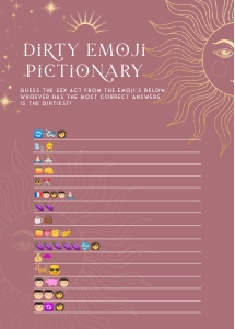 SL1 - Dirty Emoji Pictionary design preview