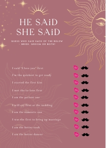 SL1 - He Said She Said design preview