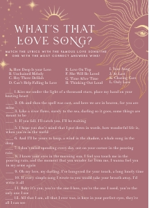 SL1 - What's That Love Song design preview