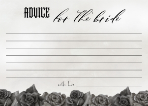 NX1 - Advice For The Bride design preview