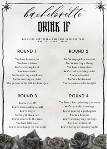 NX1 - Bachelorette Drink If - 5x7: NX1 - 40 Bachelorette Games