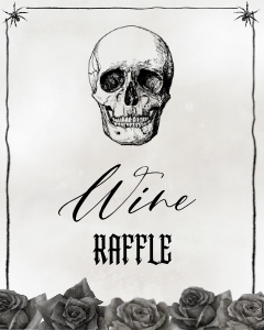 NX1 - Wine Raffle Sign - 8x10: NX1 - 40 Bachelorette Games