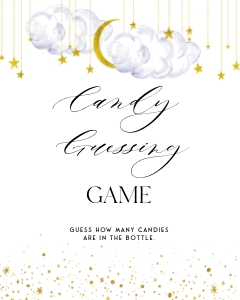LS1 - Candy Guessing Game Sign - 8x10: LS1 - Candy Guessing Game